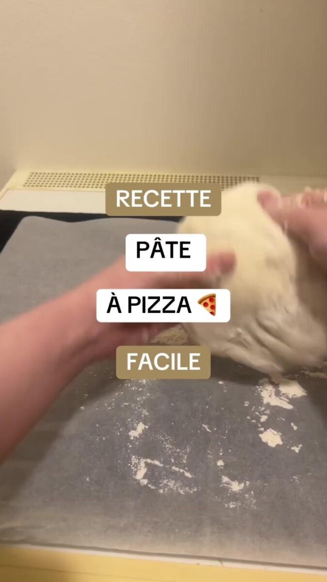 pâte à pizza maison 100 ml