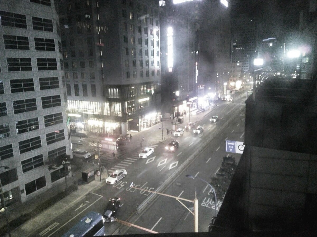 Séoul nuit esthétique