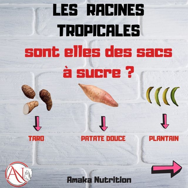 Légumes racines tropicaux