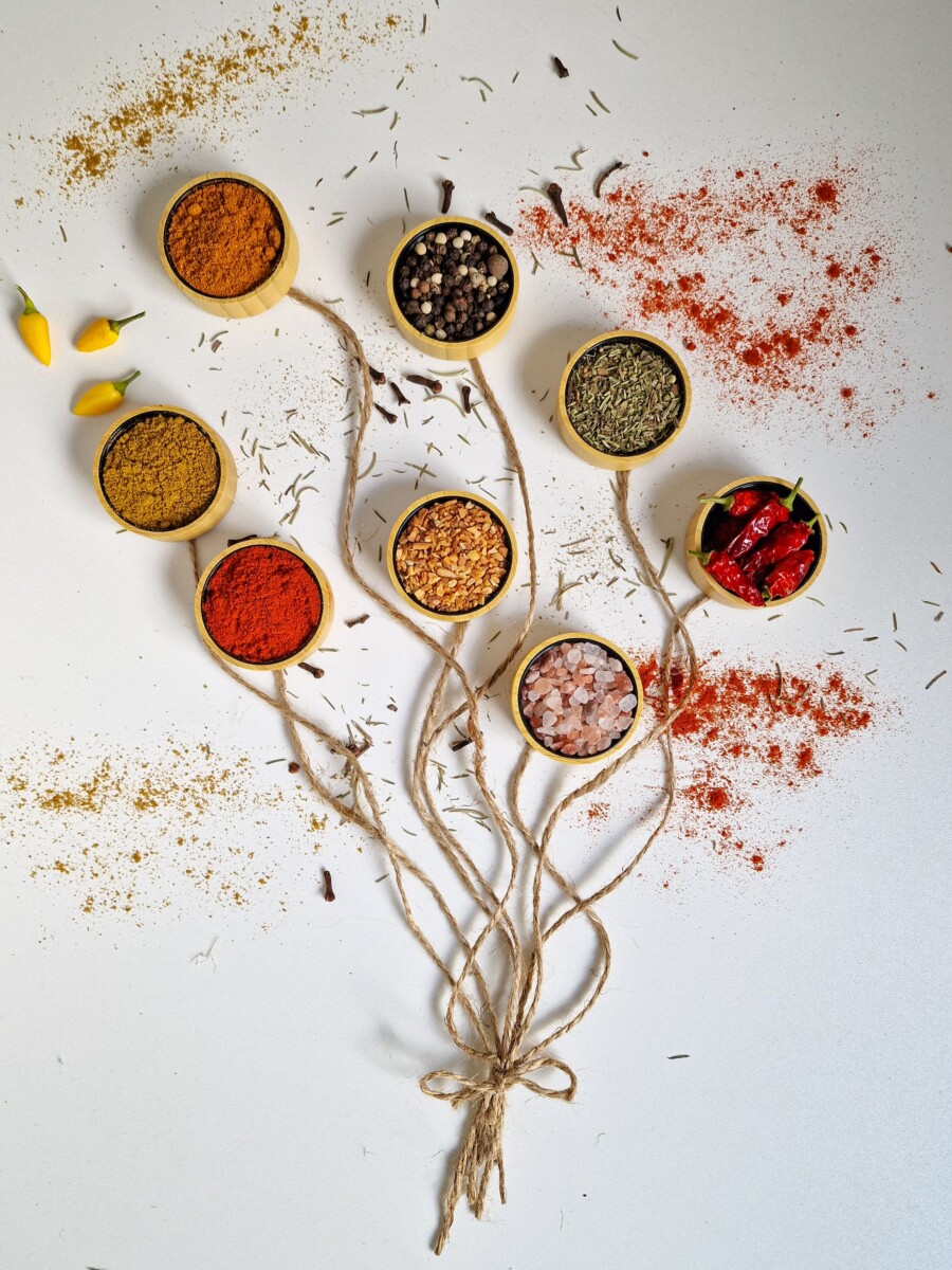 Ingrédients cuisine flatlay
