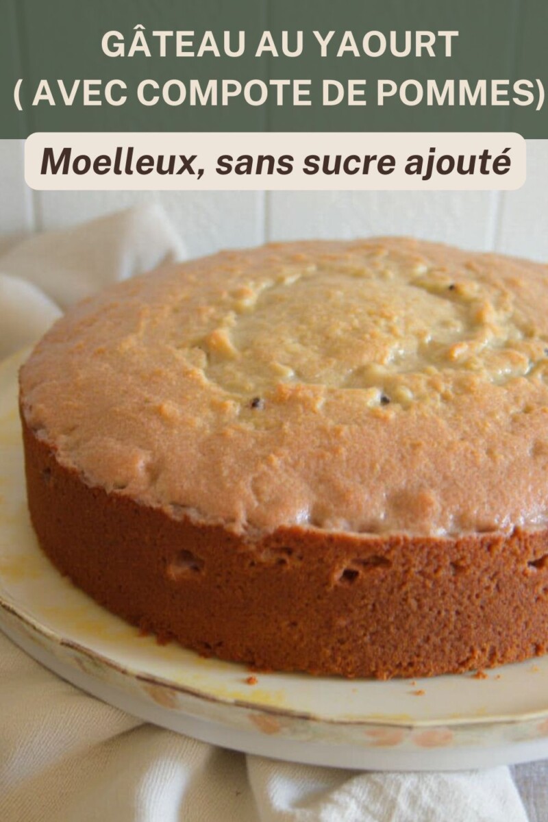 Gâteau sans sucre esthétique