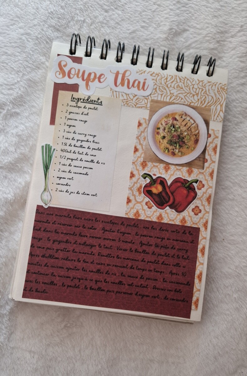 Mise en page recette saine
