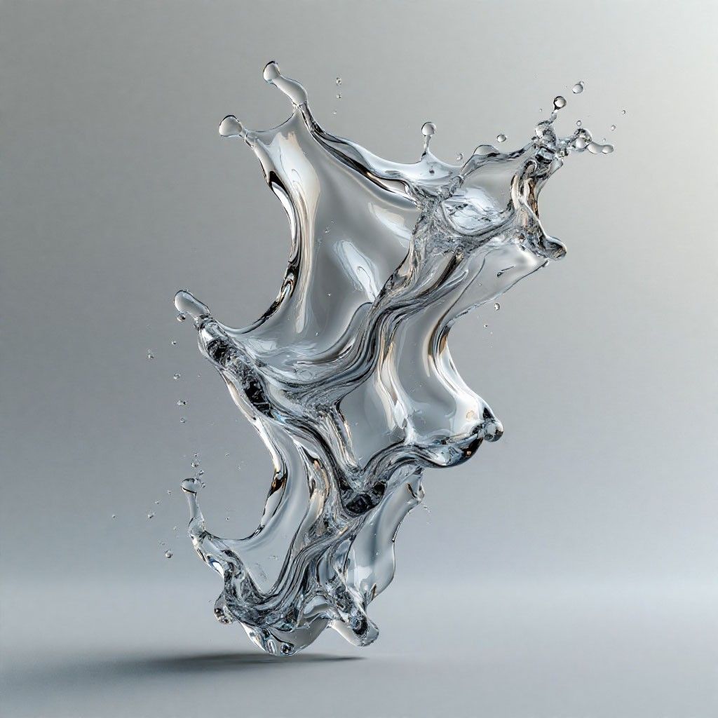 Verre eau mouvement