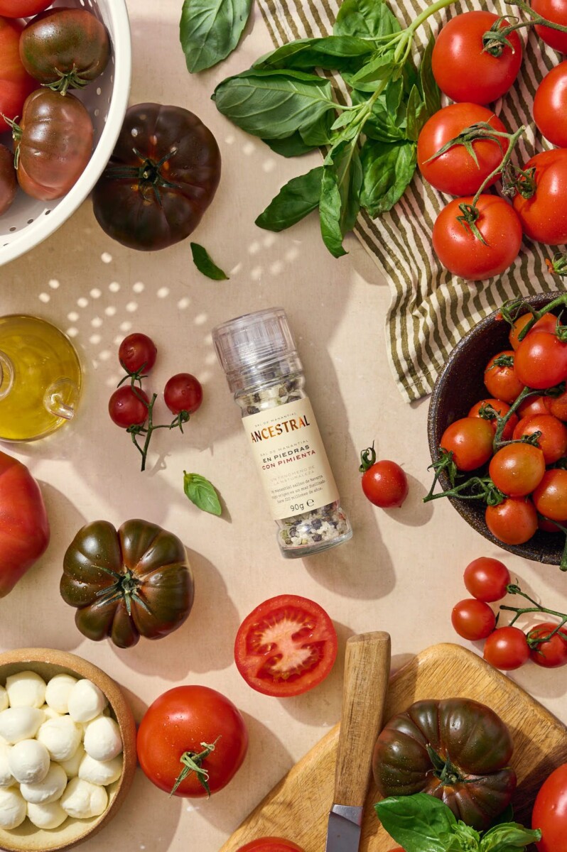 Ingrédients cuisine flatlay