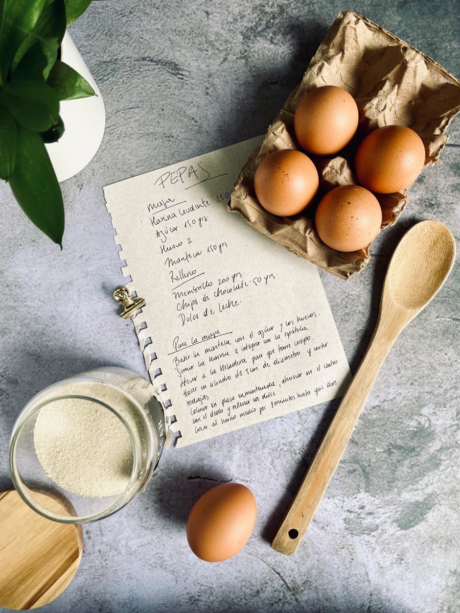 Ingrédients cuisine flatlay
