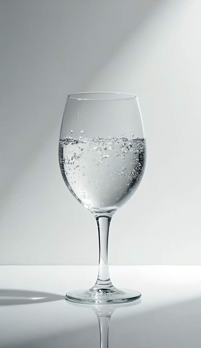 Verre d'eau esthétique