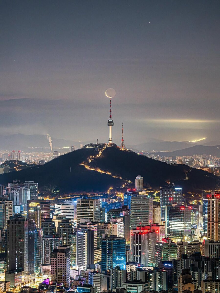 Séoul nuit esthétique